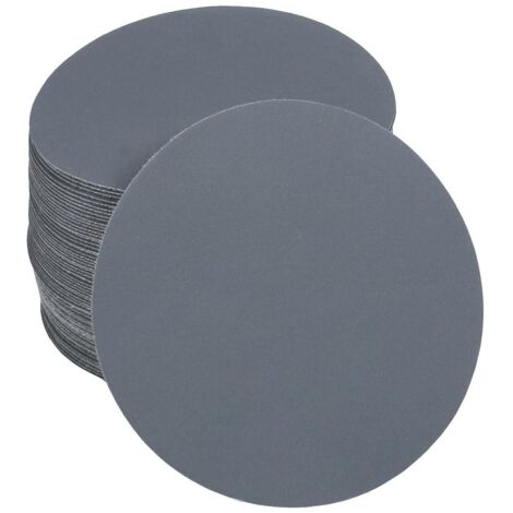 Lot de 40 disques abrasifs auto-agrippants non poreux de 5 pouces, grain 1200, pour ponceuse orbitale aléatoire et ponceuse électrique