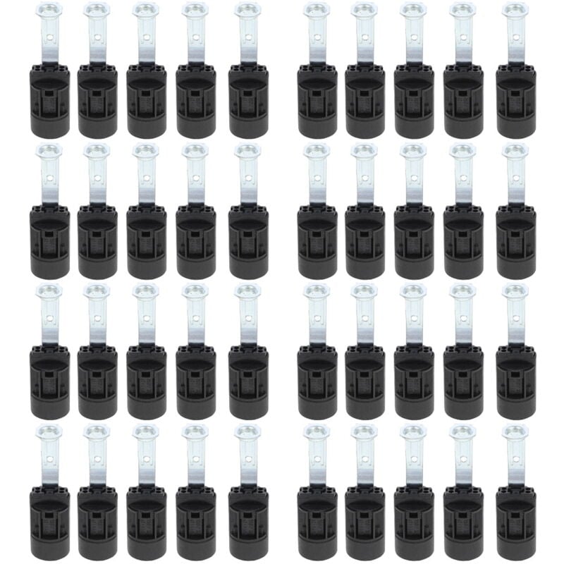 Lot de 40 douilles de lampe E14 en plastique pour chandelier, base led