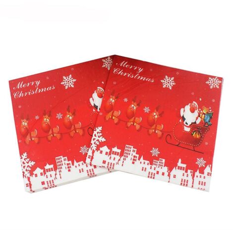 lot De 40  Serviettes En Papier Colores-serviettes De Table Cow-serviettes De Table Colores De Nol, Dcoration De Table, Runion De Famille