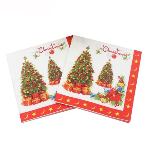 lot De 40  Serviettes En Papier Colores-serviettes De Table Cow-serviettes De Table De Nol Serviettes En Papier, Dcoration De Table, Runion De Fam