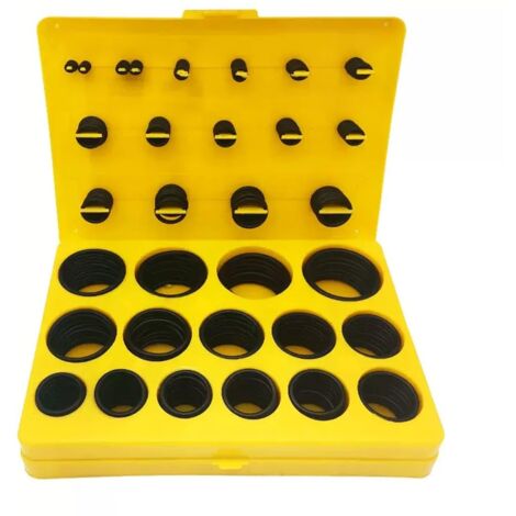 Lot de 404 Joints Toriques Ø 3-45 mm, 30 Tailles Kit de Joints d'étanchéité en Caoutchouc pour Plomberie, Robinet et Réparation de Véhicules
