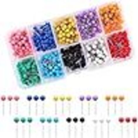 Lot de 440 épingles à nourrice de 32 mm, 11 couleurs, épingles à nourrice en acier au carbone pour couvertures, broches, jupes, artisanat, kilts