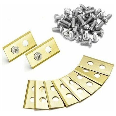 Lot de 45 Lames en Titane 1 mm pour Tondeuse Robot Worx Landroid avec Vis Dacromet Améliorées
