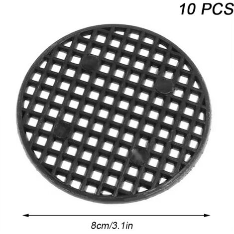 Lot de 5/10 tapis de fond de pot de fleurs anti-fuite, en maille ronde/carrée, pour empêcher les fuites de terre.