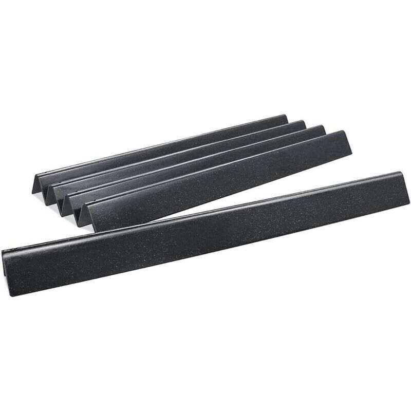 SNQ - Lot de 5 ,22.5in émail Barres aromatisantes, Plaque Chaleur barbecue pour Weber Spirit E200/210, S200/210 (avec Boutons de brûleur latéral),