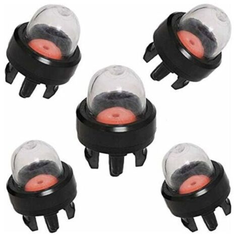 Lot de 5 ampoules d'amorce à enclencher 188-512,188-512-1 Compatible avec Stihl/Weed Eater/McCulloch/Ryobi Echo/Homeliter/Trimmer/Zama/Poulan Trimmer