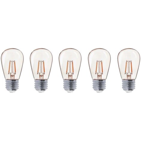 Lot de 5 ampoules LED E27 1W PARTY BULB FILAMENT Lumisky®