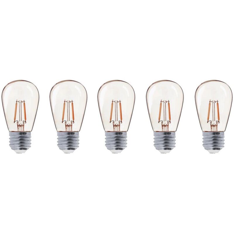 Lumisky - Lot de 5 ampoules led E27 1W party bulb filament ®