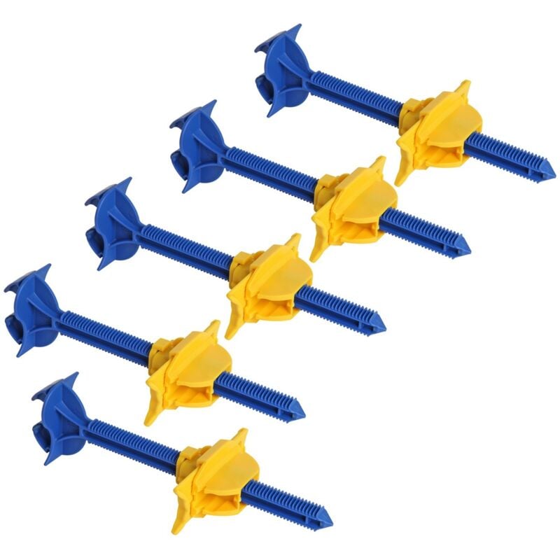 Semin - Lot de 5 appuis intermédiaire sécable fixation réglable pour le doublage des murs sur ossatures - 180 mm - boite de 50