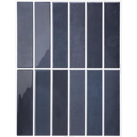 Lot de 5 Autocollants Muraux Style Vintage - Décorations 3D Premium Autoadhésives et Imperméables pour Cuisine et Salle de Bain, Relooking Crédence Facile
