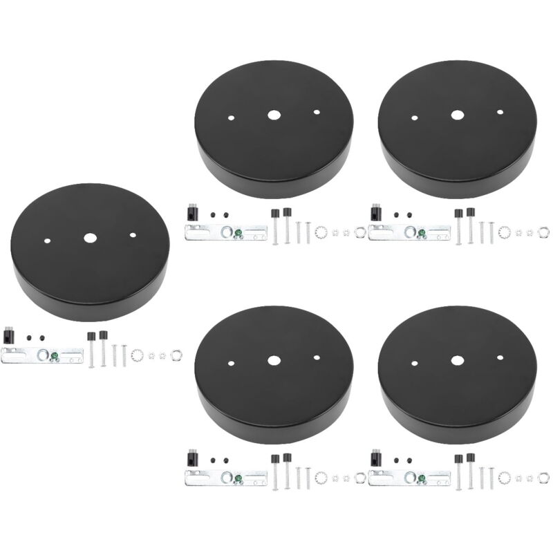 Feiyue - Lot de 5 auvents de plafond, plafonnier, accessoires d'éclairage, lampes, lustres en métal