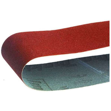Lot de 5 Bandes abrasives 76 x 457 mm pour bois métal pour ponceuse à bande MAKITA 9911/Grain:Grain 40
