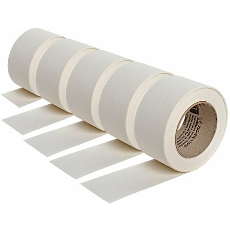 Lot de 5 bandes joint papier kraft Semin pour réaliser les joints des plaques de plâtre en association avec un enduit - 23 m sous blister
