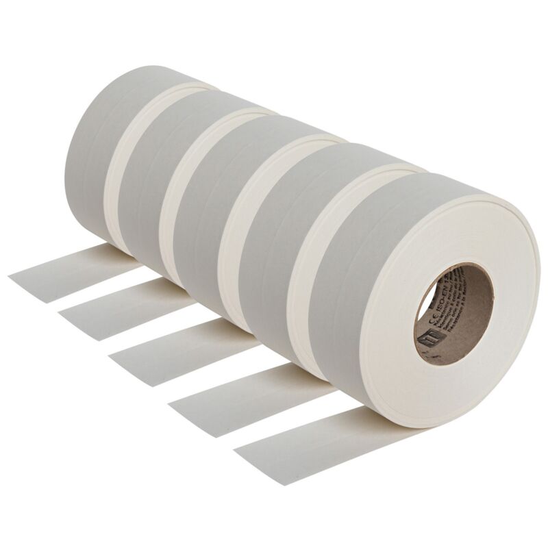 Lot de 5 bandes joint papier Semin pour réaliser les joints des plaques de pâtre en association avec un enduit - 75 m
