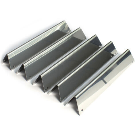 Lot de 5 barres Flavorizer inox pour barbecue Weber Spirit 300 – Diffusion uniforme de la chaleur – Saveur grillée améliorée