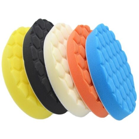 Lot de 5 bonnets pour polisseuse - 125 mm
