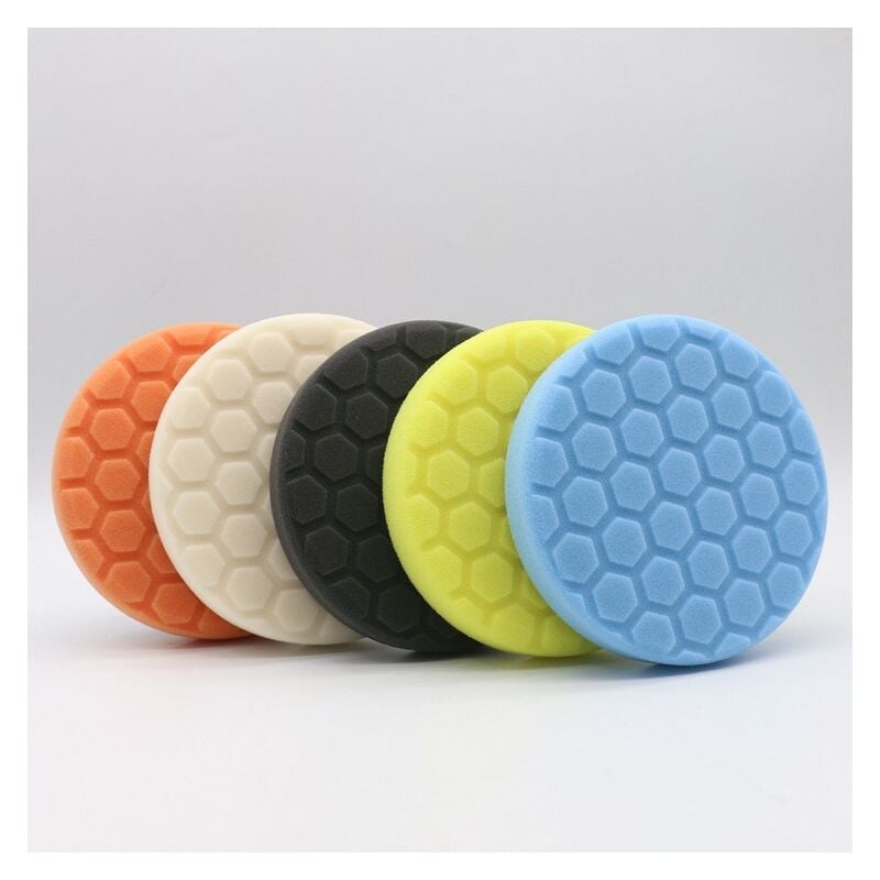 Memkey - Lot de 5 bonnets pour polisseuse - 150 mm