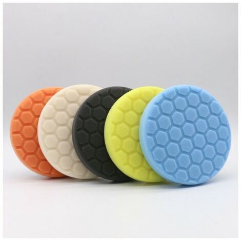 Lot de 5 bonnets pour polisseuse - 150 mm