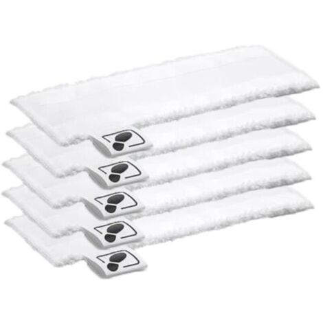Lot de 5 Bonnettes Microfibre pour Karcher Easy Fix SC2 SC3 SC4 SC5,Lingettes Remplacement pour Nettoyeurs Vapeur,Serpillères