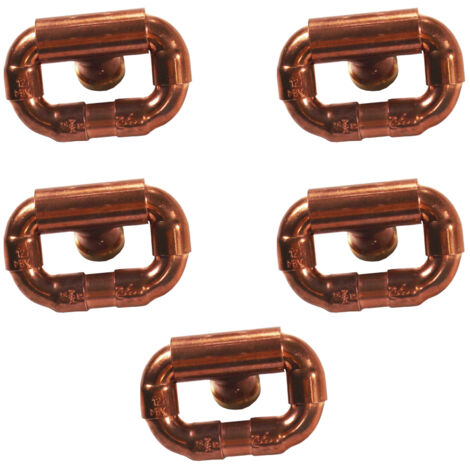 Lot de 5 Boutons mobile en cuivre Ø12 - Arcanaute