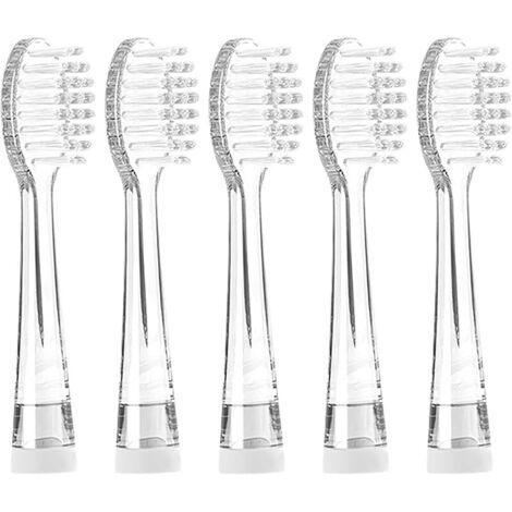Lot de 5 Brosses de Rechange pour Seago SG513/SG977/SGEK6/DT-K6 Brossettes à Dents Électrique de Rechange Enfants Têtes de Rechange 3+ans