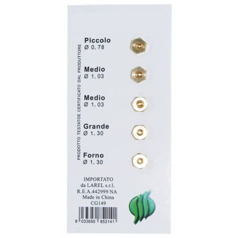 lot de 5 buses de gaz mA thane pour cuisine petite moyenne grande buse en laiton