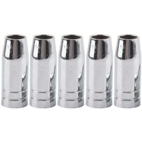 Lot De 5 Buses De Gaz Mig Consommables De Torche De Soudage Mb 25ak Mig Mag Buse De Gaz Conique De 15 Mm Pour Torche De Soudage Binzel Mb 25ak Mig/Mag