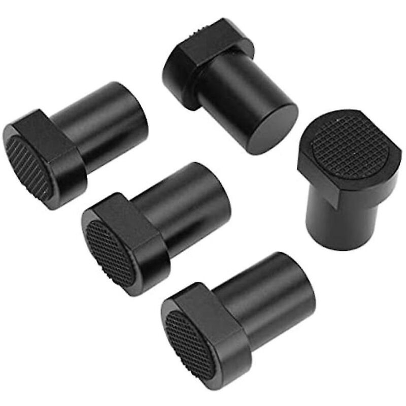 Fei Yu - Lot de 5 butées de table pour établi et chien avec coussinet pour trou de chien de 20 mm en alliage d'aluminium