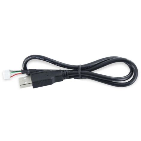 Lot de 5 câbles USB vers 4 broches pour modules de caméra, 4P 2,0 mm, 2 mètres