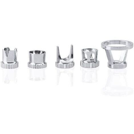 Lot de 5 capuchons d'aiguille universels pour aérographe pour différents effets de pulvérisation