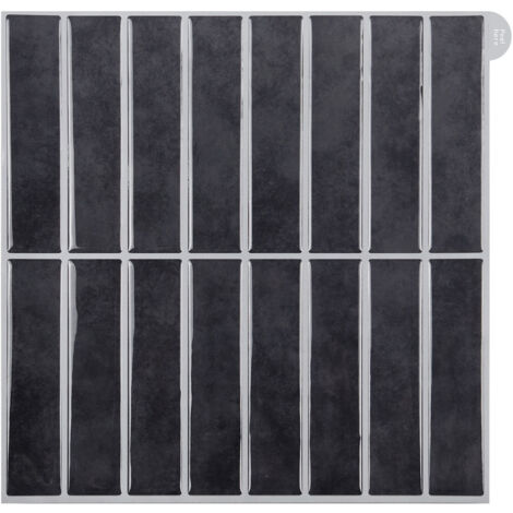 Lot de 5 Carreaux de Crédence 3D Autocollants (25x25 cm) - Panneaux Muraux Imperméables Autoadhésifs pour Cuisine et Salle de Bain, Installation Facile