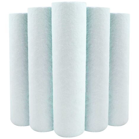 TOODO Lot de 5 Cartouches Filtrante Anti Sédiments Microfibre 9 pouces 3/4 - 10 microns Fabriquées en France