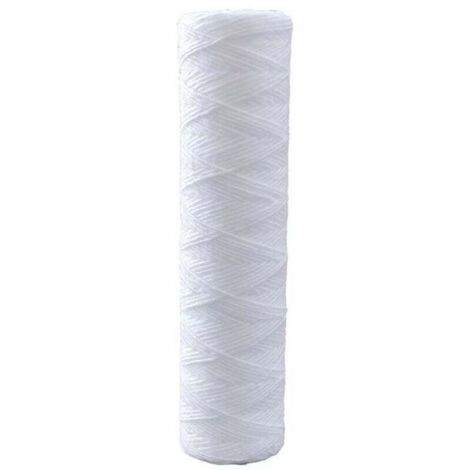 Lot de 5 cartouches filtrantes à eau 5 microns 25,4 cm pour sédiments et filtration des sédiments universels Remplacement universel Polypropylène osmose inverse Préfiltre