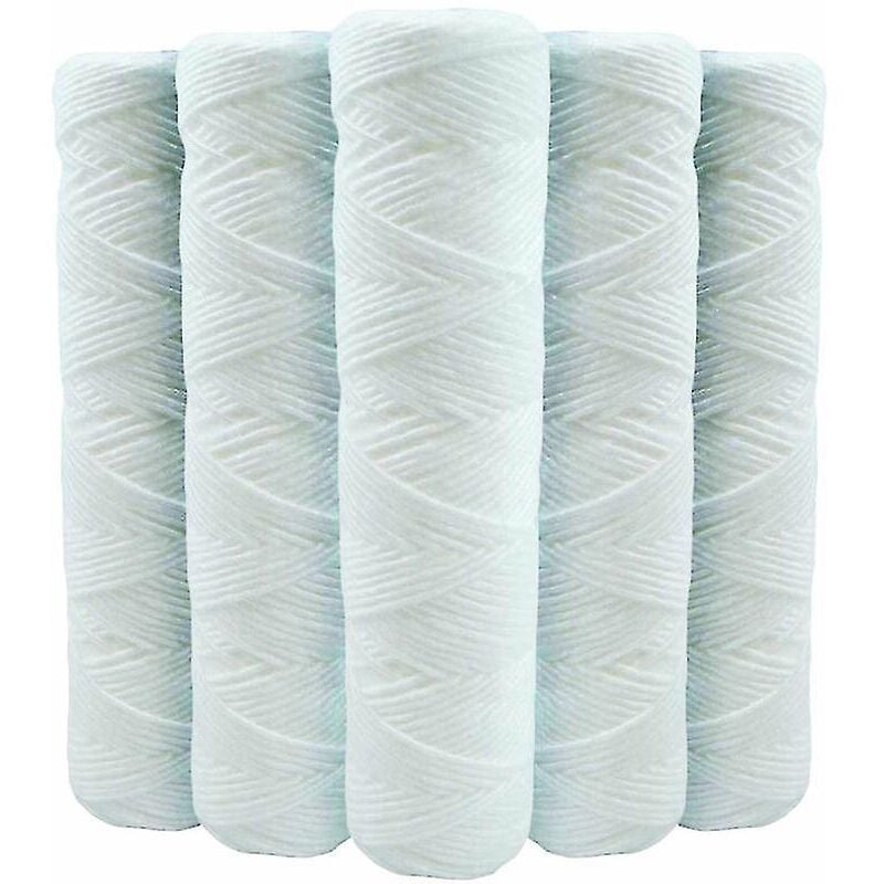 Fei Yu - Lot De 5 Cartouches Filtrantes Filtrantes Anti Sédiments 9 Pouces 3/4 - 5 Microns Compatible Avec Filtres 10 Pouces Fabriqué En France-kryc