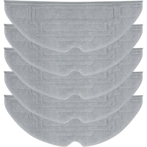 Lot de 5 Chiffon de Nettoyage pour Roborock S8, S8+, S8 Pro Ultra Robot Aspirateur, VibraRise 2.0, Serpillières en Microfibre pour Accessoires de Rechange