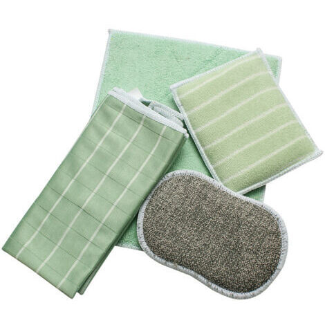 Lot de 5 Chiffons Bambou Microfibres - Nettoyer et lustrer Toutes Les Surfaces Lisses et fragiles -Vitre, carrosserie, vitroceramique, Lunettes, écran (Classic)