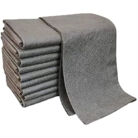Lot de 5 chiffons de nettoyage magiques - Sans traces et sans peluches - Pour la maison, la cuisine, le verre de voiture