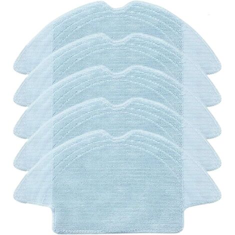 Lot de 5 chiffons de nettoyage pour balai aspirateur 360 Sweeper S6 avec réservoir d'eau - Accessoires