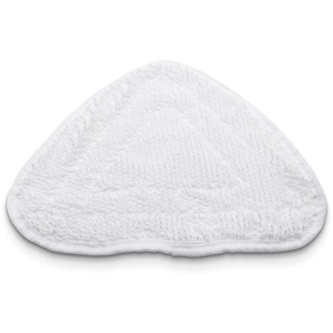 AOUGO Lot de 5 chiffons de rechange, accessoire de couverture de vadrouille à vapeur en microfibre pour nettoyeur vapeur à jet chaud Vileda (blanc)