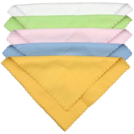 Lot de 5 chiffons en microfibre pour instruments de musique : guitare, violon, piano
