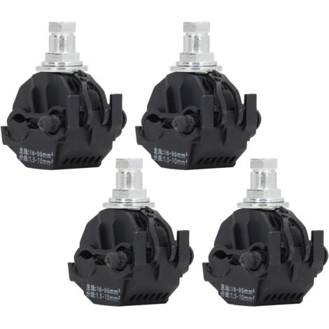 Lot de 5 Connecteur de Perçage, Séparateur Câble Étame, Pince 1KV Cuivre PVC, Alimentation Industrielle Jardin