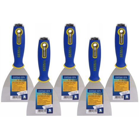 Lot de 5 couteaux à enduire multifonctions Semin CE 78 - 10 cm