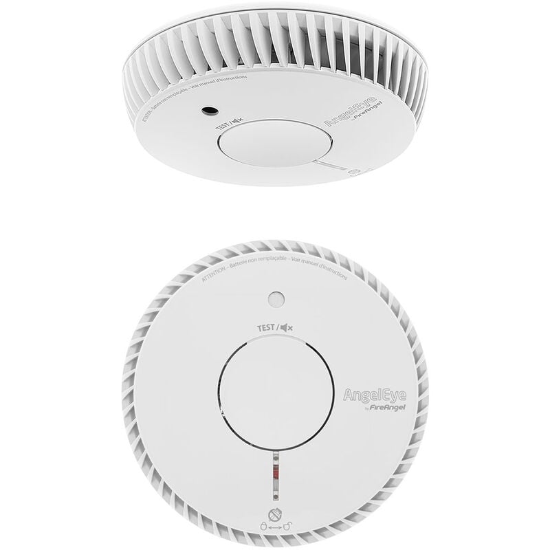 Angeleye - Lot de 5 détecteurs de fumée nf autonomie et garantie 10 ans