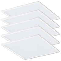 Lot de 5 Dalles lumineuse LED 40W (340W) 600x600