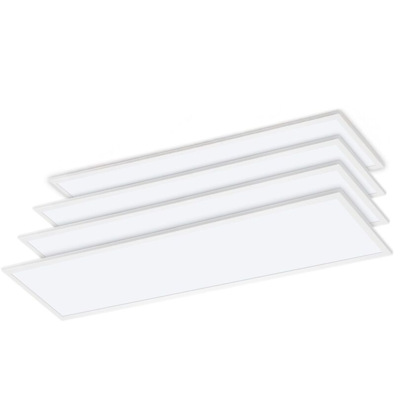 Arum Lighting - Lot de 4 Dalles lumineuses led 40W 1200 x 300 mm Température de Couleur: Blanc neutre 4000K Arum Lighting - Lot de 4 Dalles lumineuses led 40W 1200 x 300 mm Température de Couleur: Blanc neutre 4000K