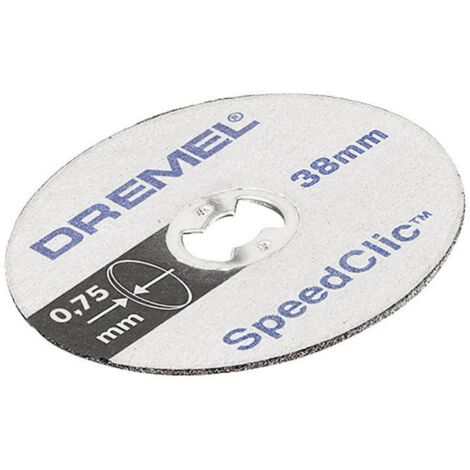 /Ø 25mm Dremel S423 Disque Polissage Lustrage et Nettoyage les M/étaux Syst/ème EZ SpeedClic pour les Outils Multi-usages