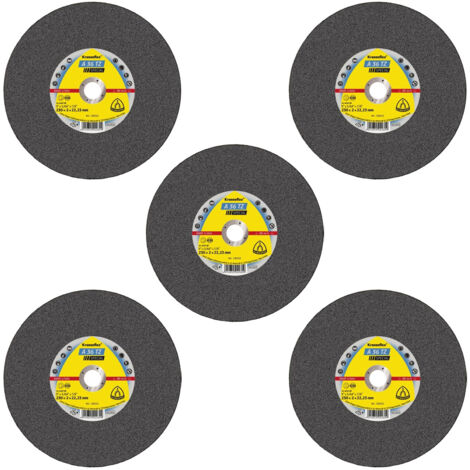 Lot de 5 Disques à tronçonner, Type A 36 TZ, 230x2x22,23 mm