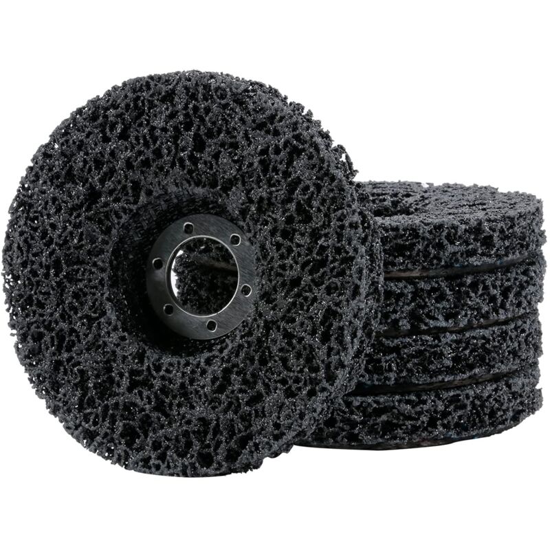 KZQ - Lot de 5 disques de décapage pour meuleuses d'angle, pour éliminer la peinture, la rouille, les soudures et l'oxydation (5' x 7/8')