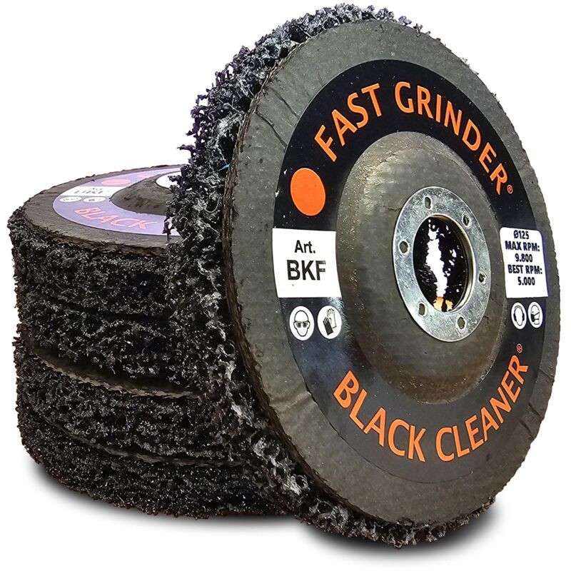 Rosver - Lot de 5 disques de nettoyage, decapage pour meuleuse - 125 x 22 mm