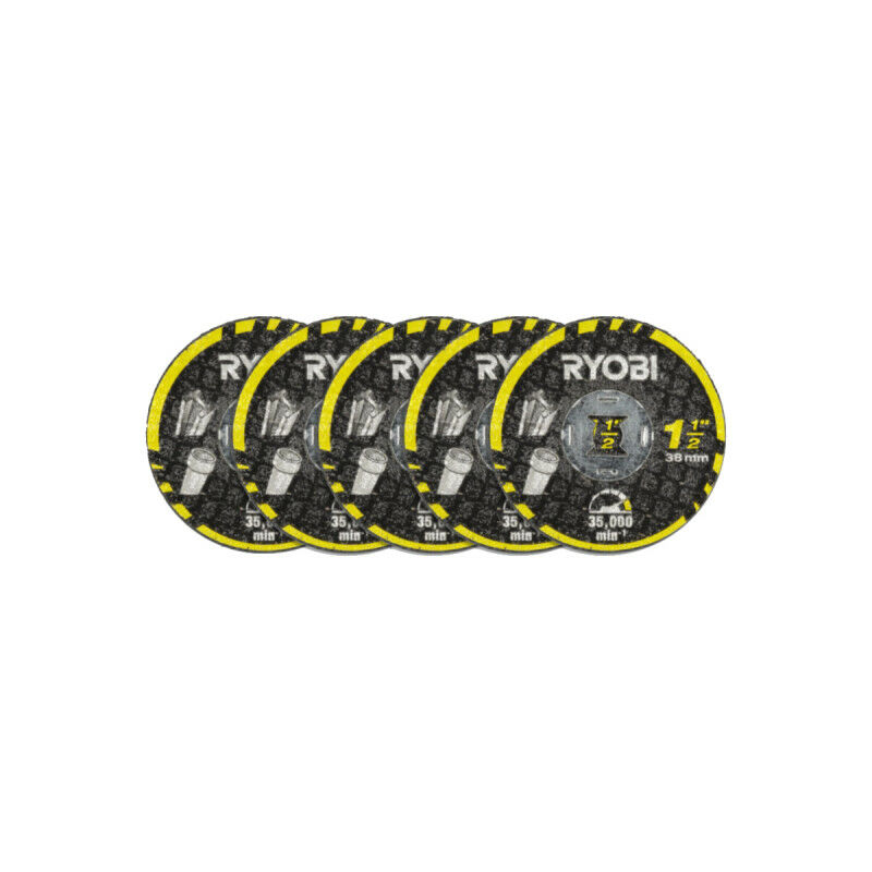 Lot de 5 disques à tronçonner EZ Lock RYOBI RAR302 5 38mm - vue 9